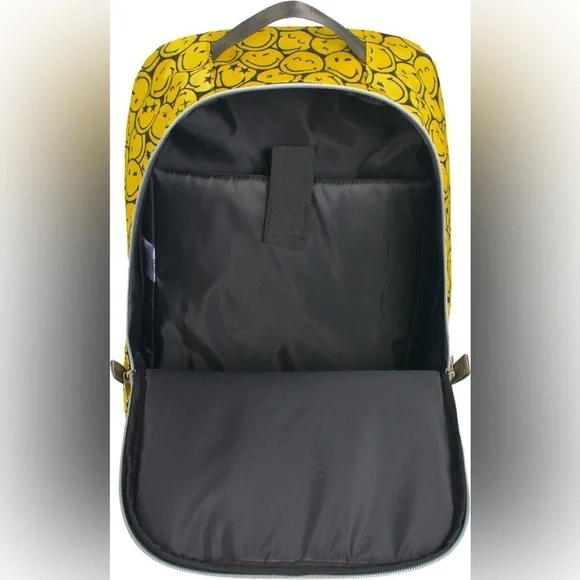 CONCEPT ONE Smileyworld Backpack, Yellow/Grey, NWT display picture 1